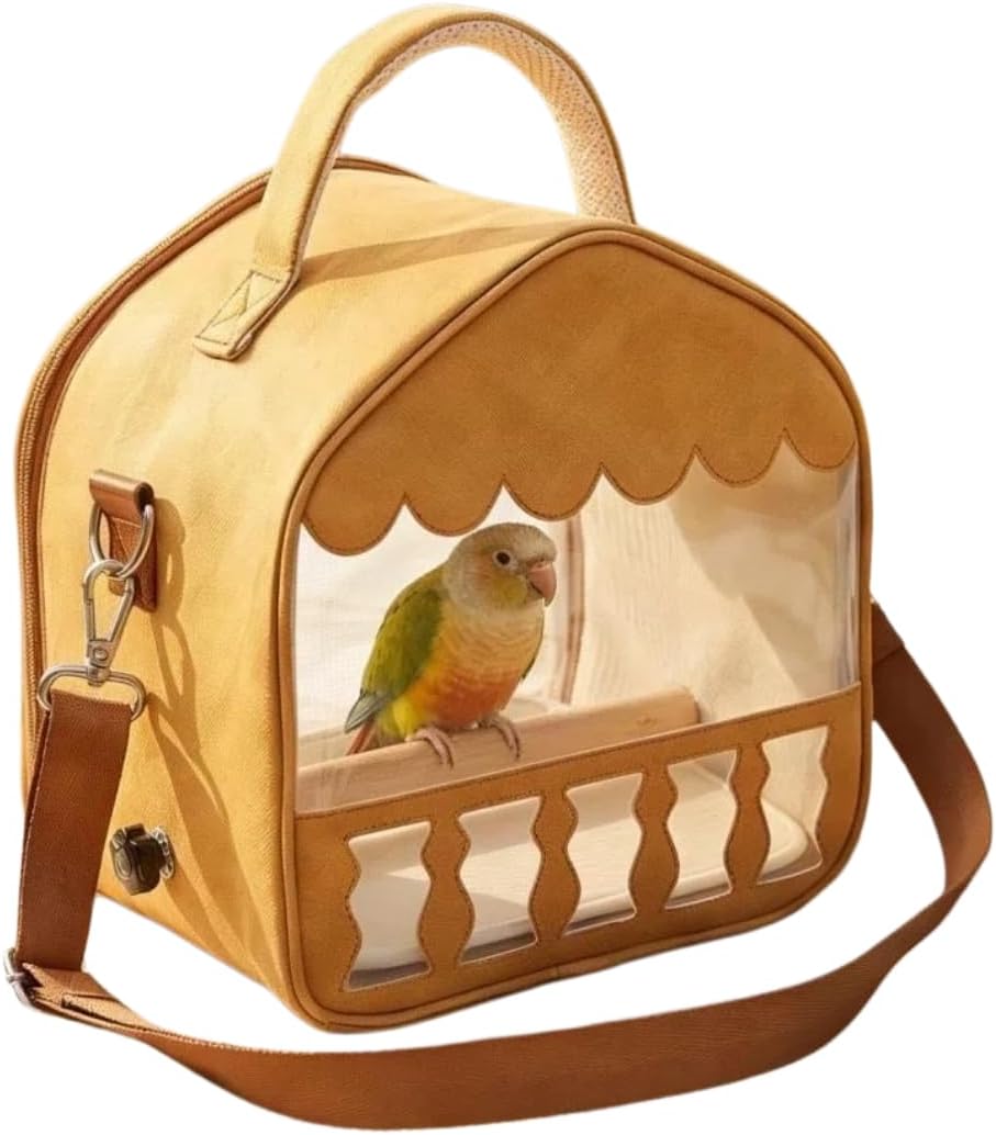 Portable Travel Backpack for Small Birds,for Budgies &Sun Conures