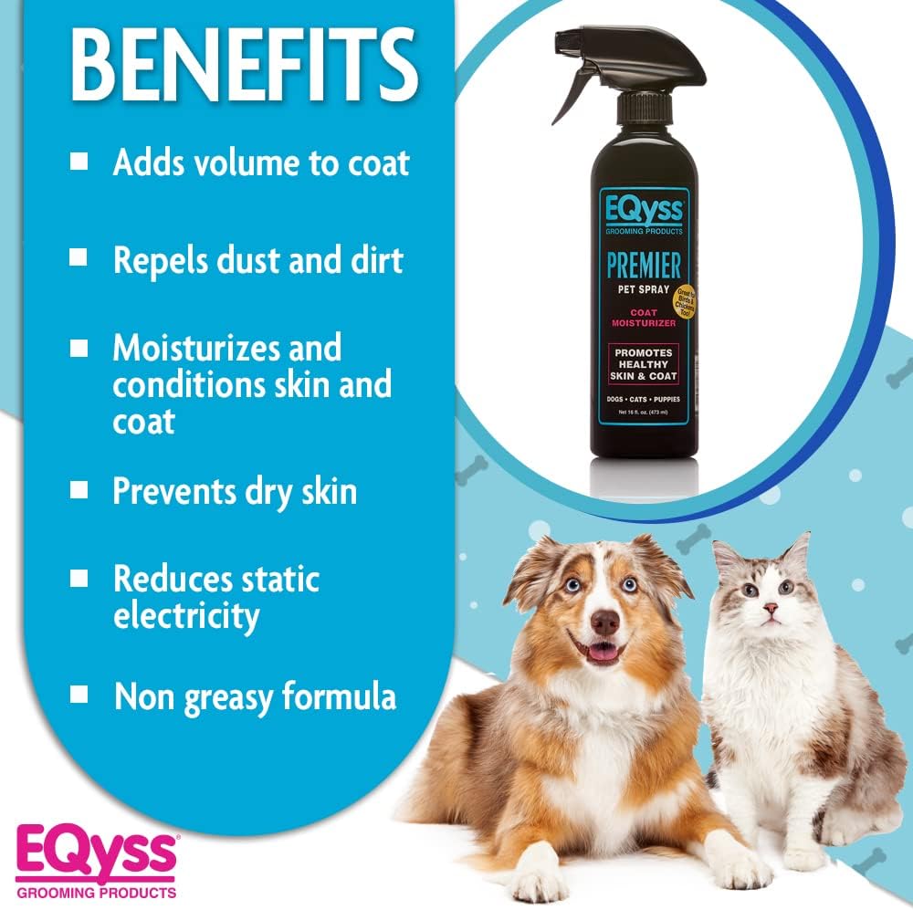 EQyss Premier Pet Spray - Moisturizes & Conditions for Healthy Skin