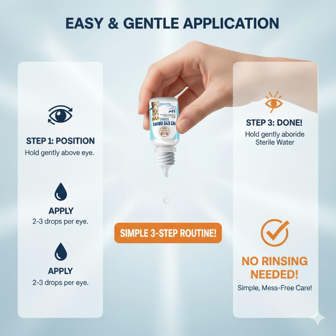 dog eye drops and cat eye drops , pet eye drop