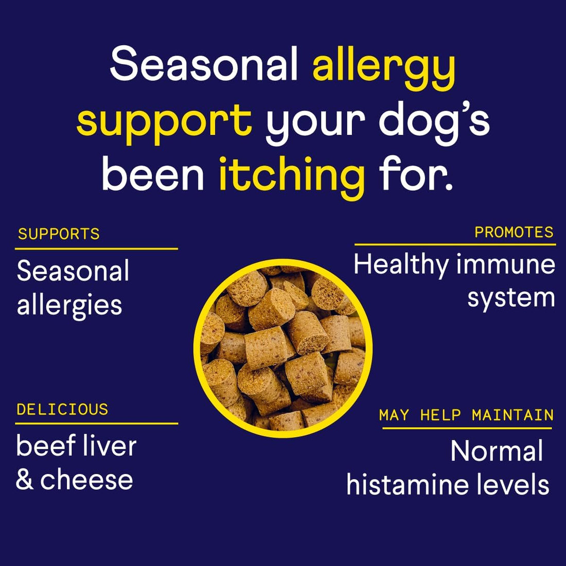 Finn Allergy & Itch Soft Chews for Dogs - Colostrum & Bee Propolis