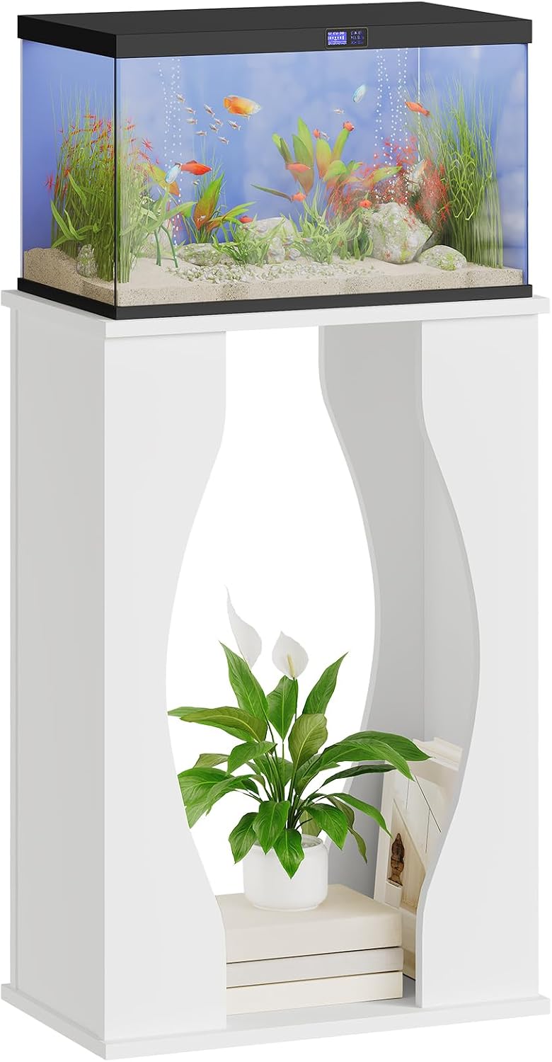 HOOBRO 10-Gallon Aquarium Stand, 2-Tier Fish Tank Stand, Modern