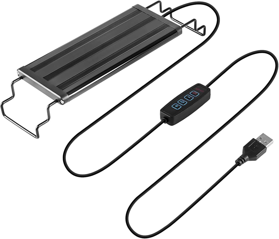 AQUANEAT LED Aquarium Light, with Dimmer for 12-16 Inch Fish Tank