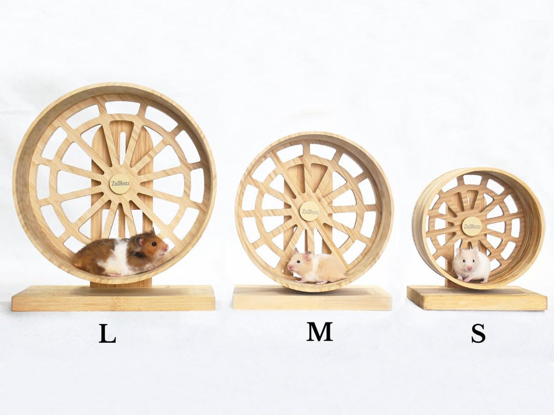 7" Silent Wooden Hamster Wheel