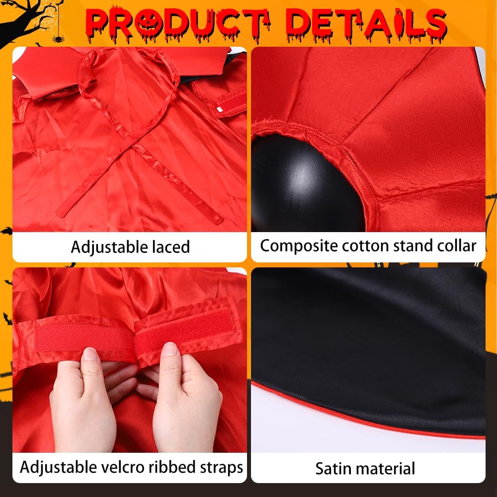 Halloween Cat Costume Vampire Cape for Small Medium Dogs Cats Witch