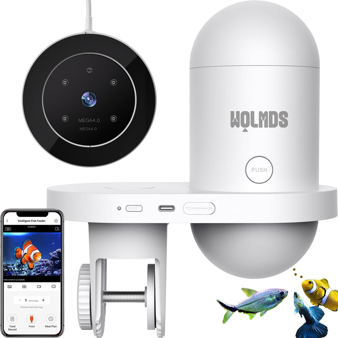 WiFi Automatic Fish Feeder for Aquarium