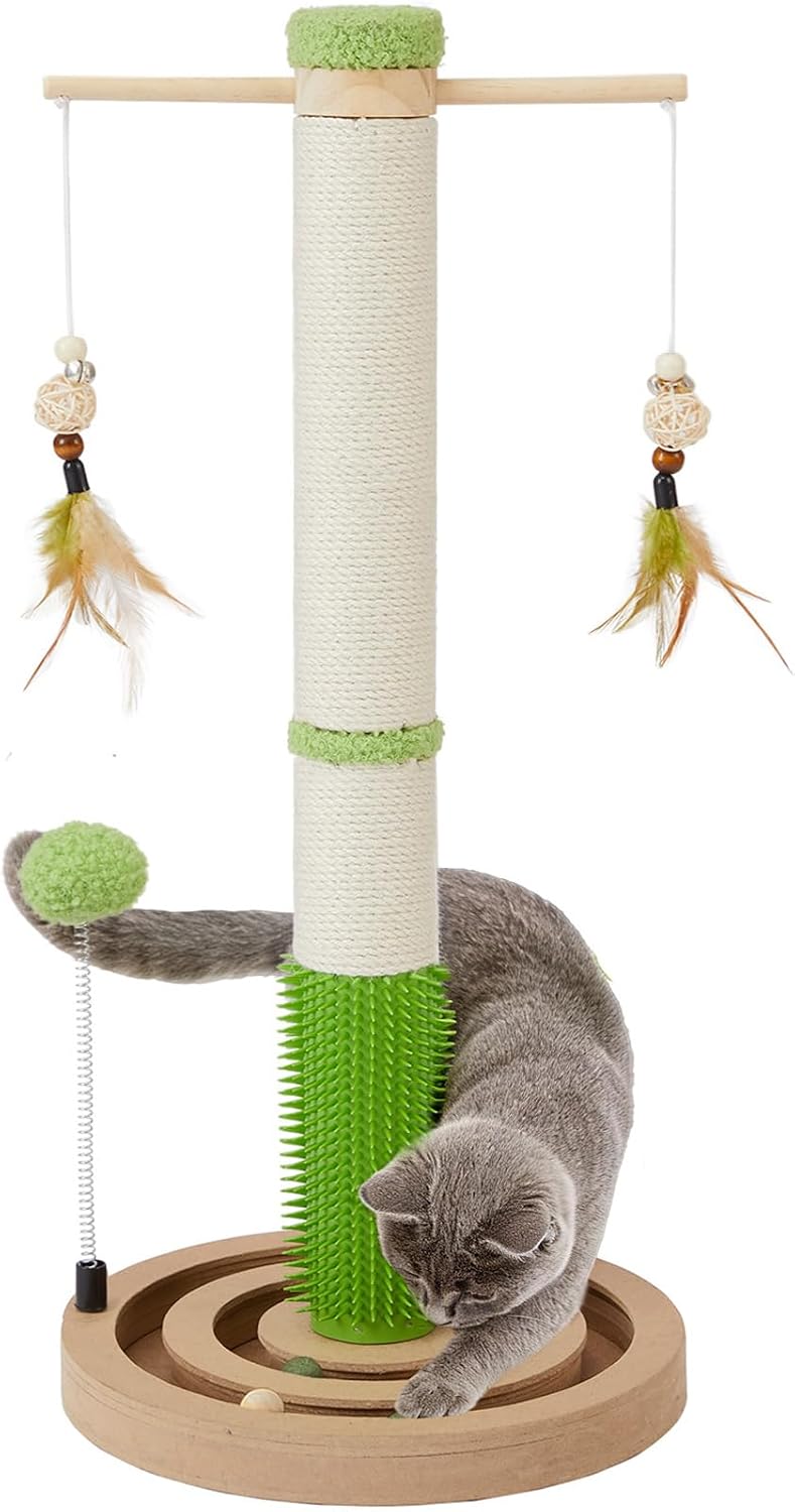 25.79" Cat Scratching Post Tower for Kittens