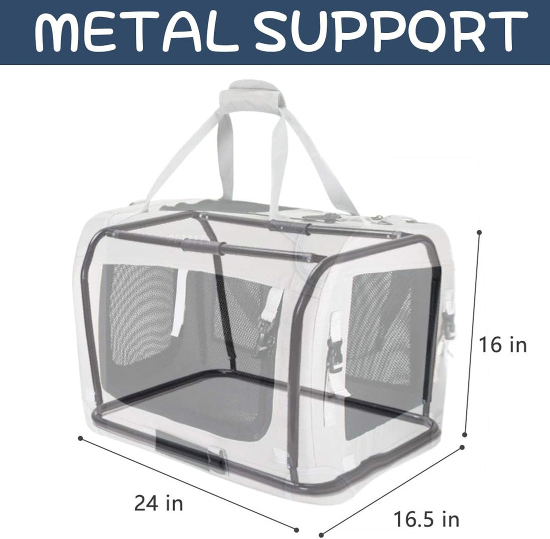 Extra Large Soft-Sided Cat Carrier for Two Cats