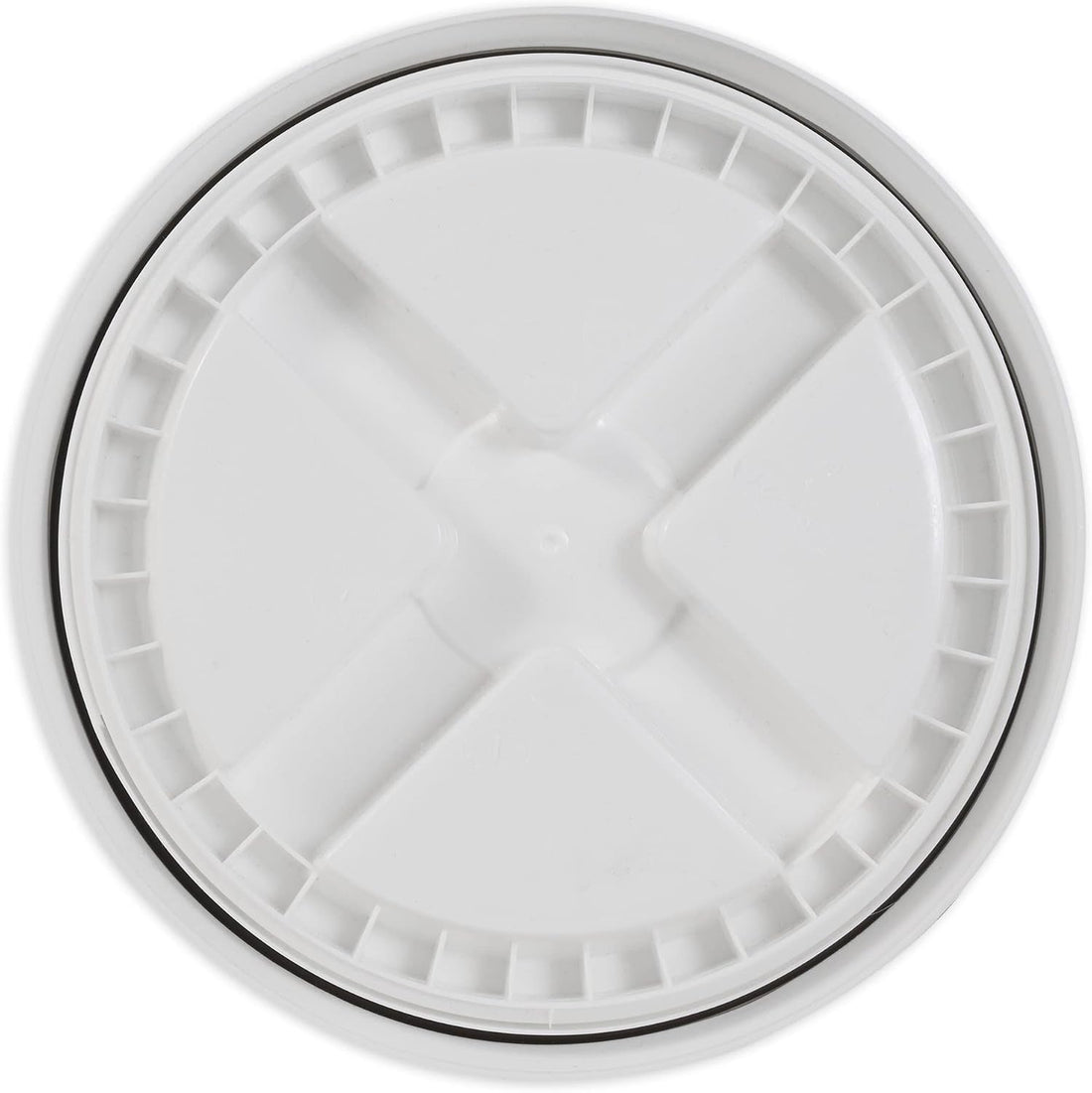 Gamma2 Seal Bucket Lid Pet Food Storage Container, 10", White