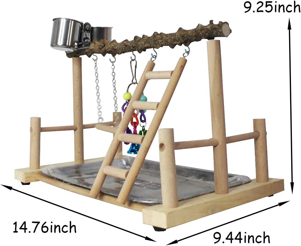 kathson Bird Playground,Parrots Play Gym,Parakeet Play Stand