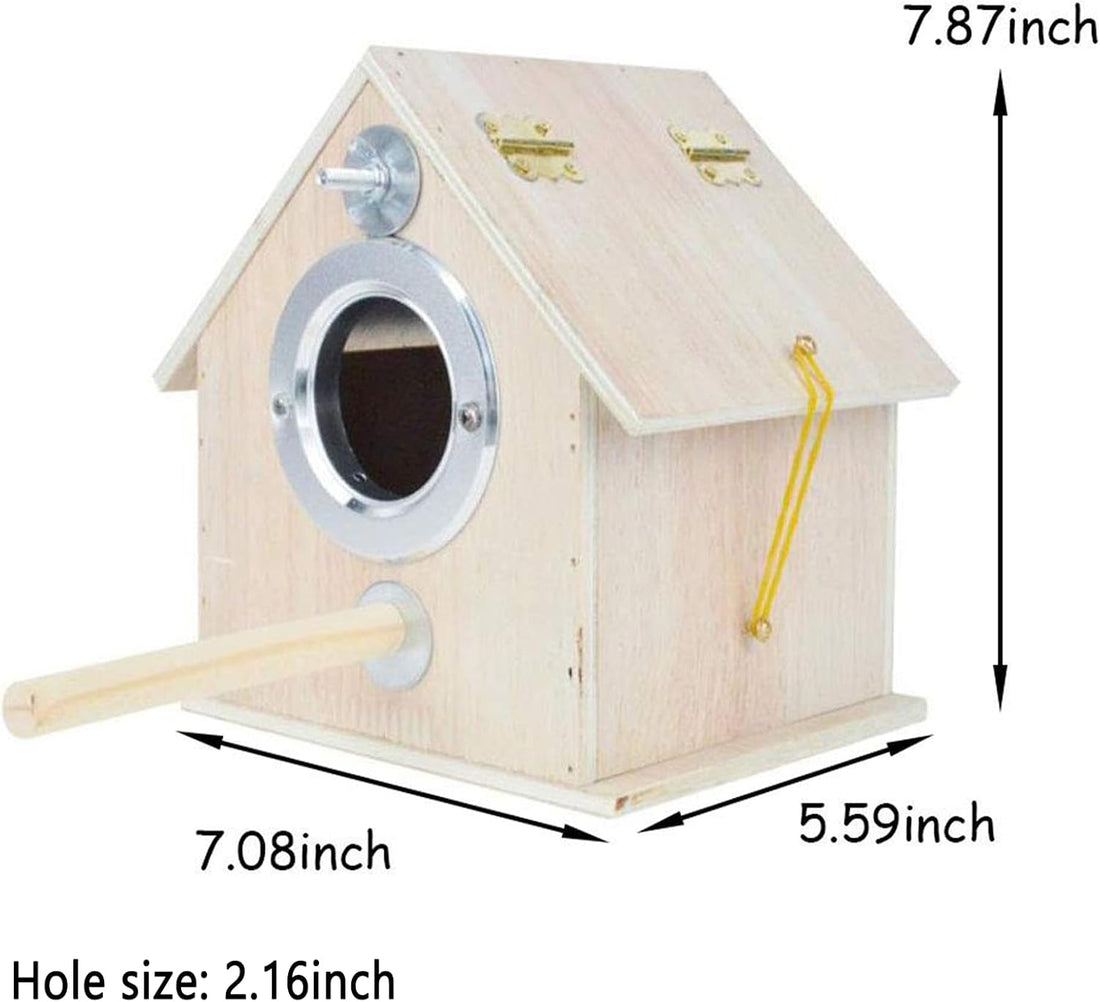 kathson Parakeet Nesting Box,Bird Nest House,Parrots Breeding Mating