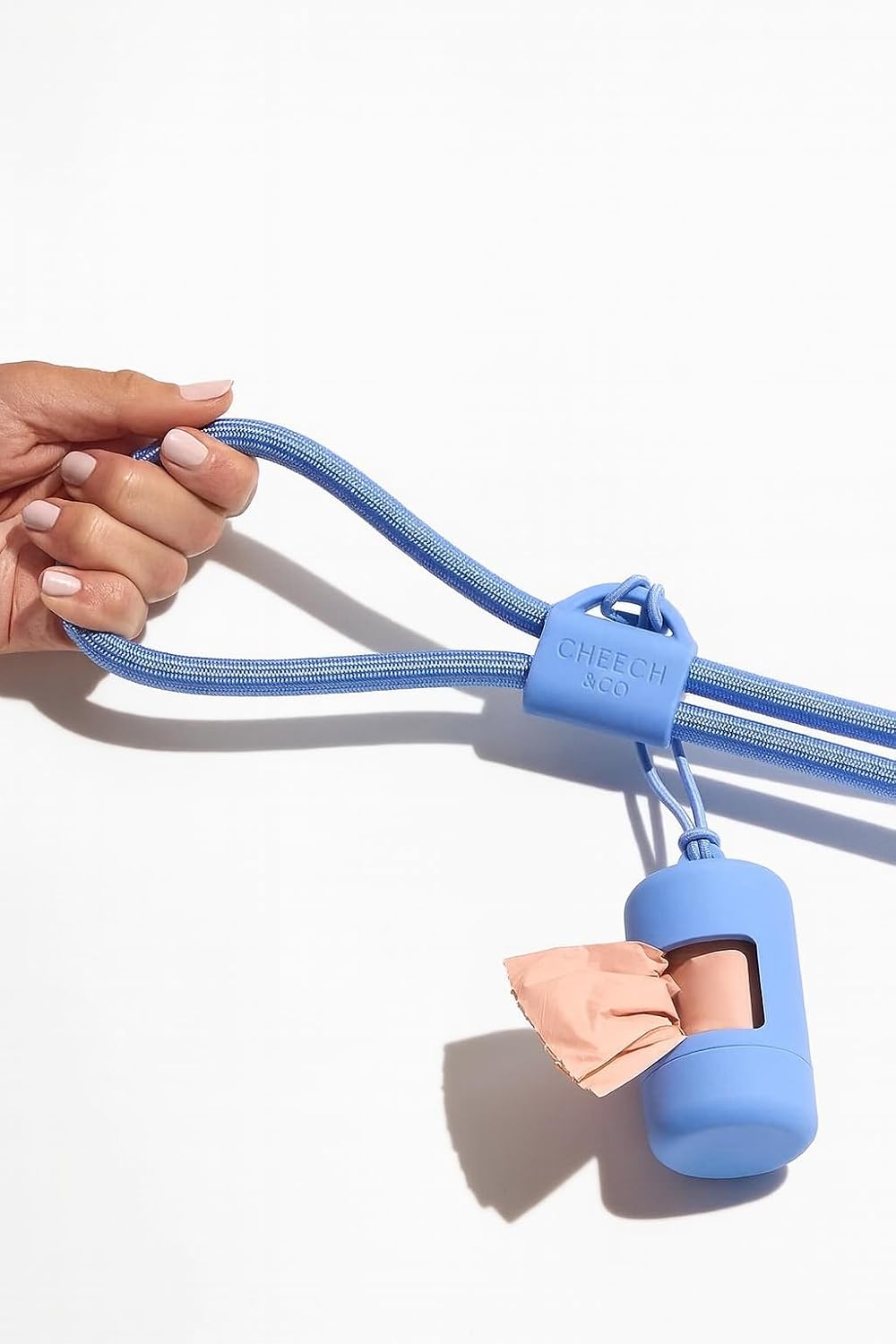 Cheech&Co Hands Free Dog Leash with Poop Bag Holder - for Walking