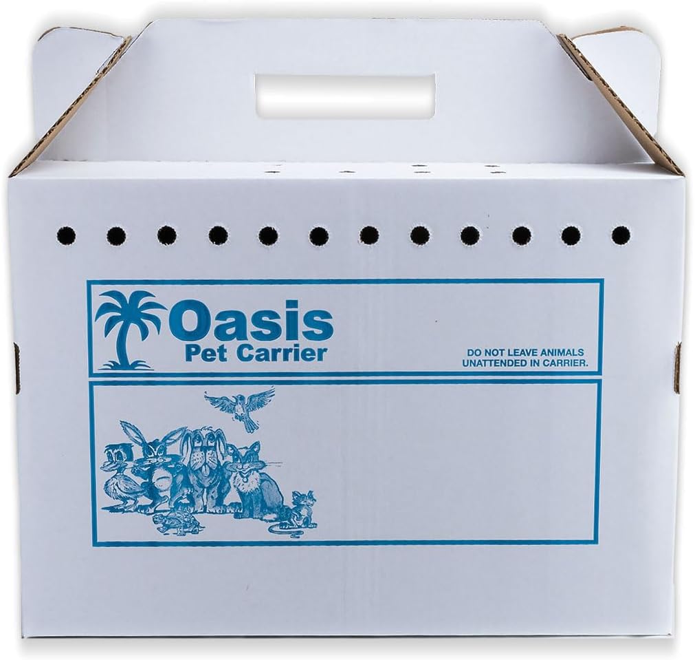 Disposable Cardboard Pet Carrier 12/Case