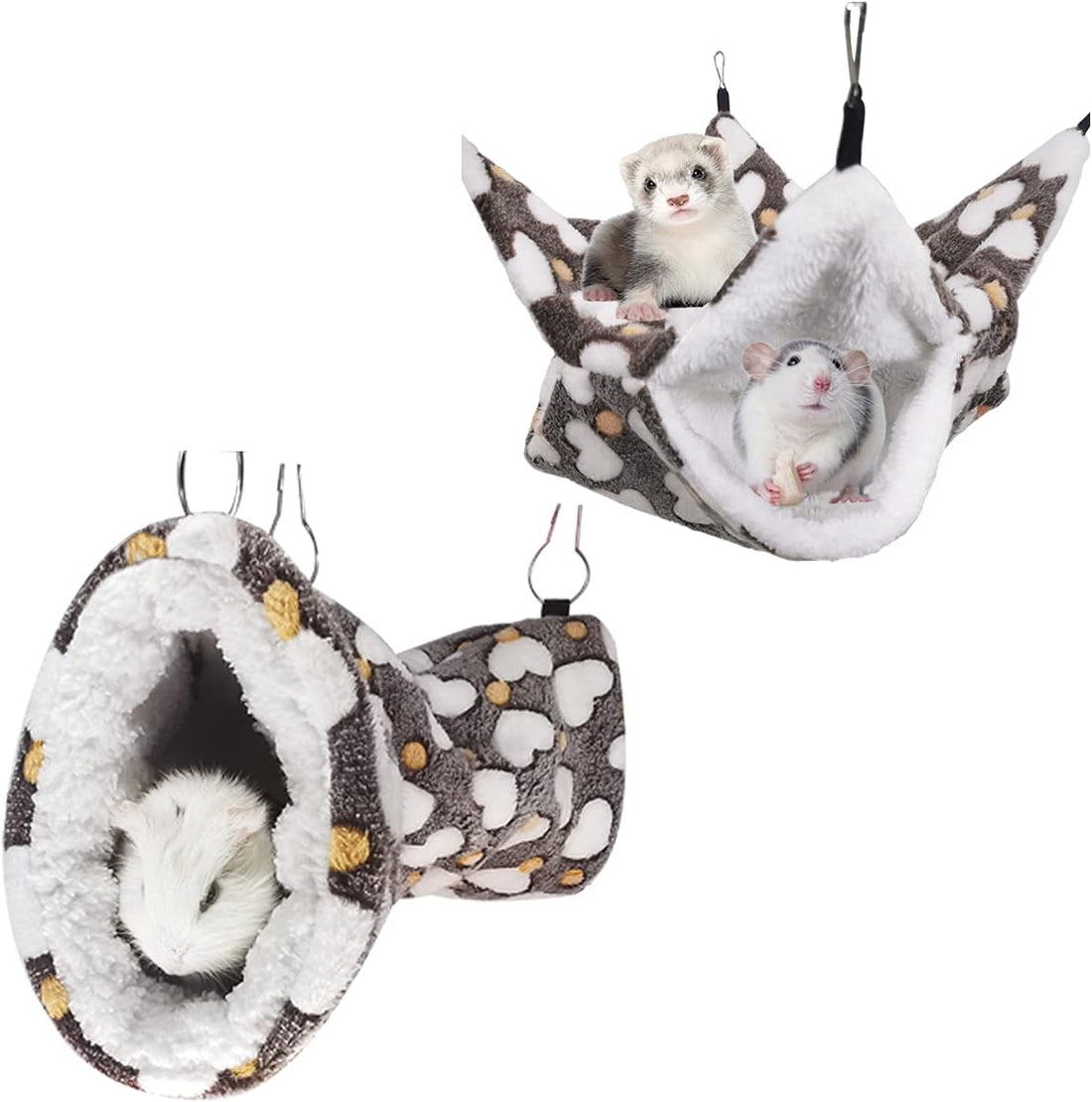 LEFTSTARER Cashmere Pet Bed Mat and Toy