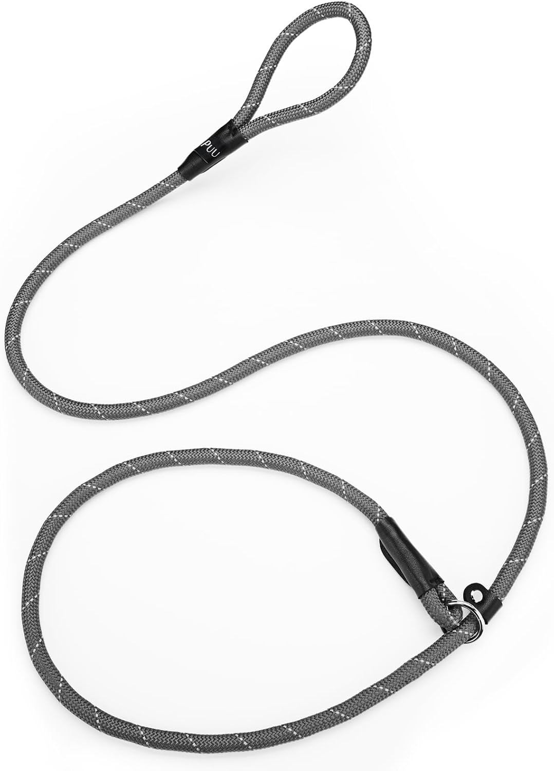 Heavy Duty Dog Leash with Easy Lock Metal Clip, Reflective