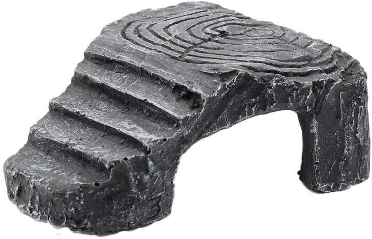 Reptile Basking Rock Tank Ornament Lizard Gecko Turtle Climbing