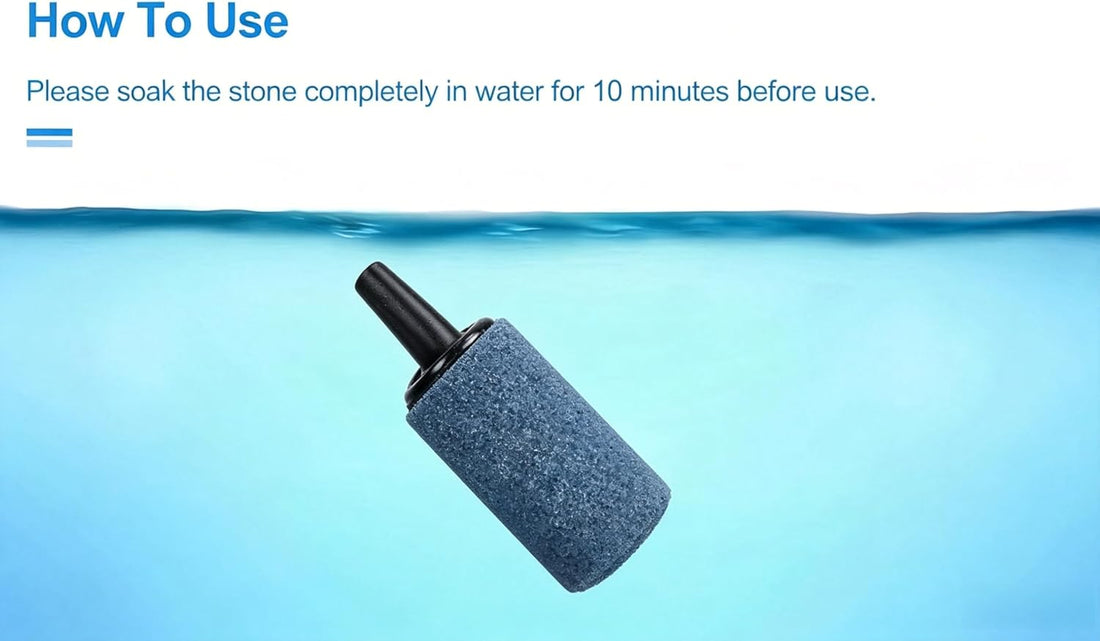1 Inch Air Stone Cylinder Bubble Diffuser Aquarium Fish Tank Bubbler