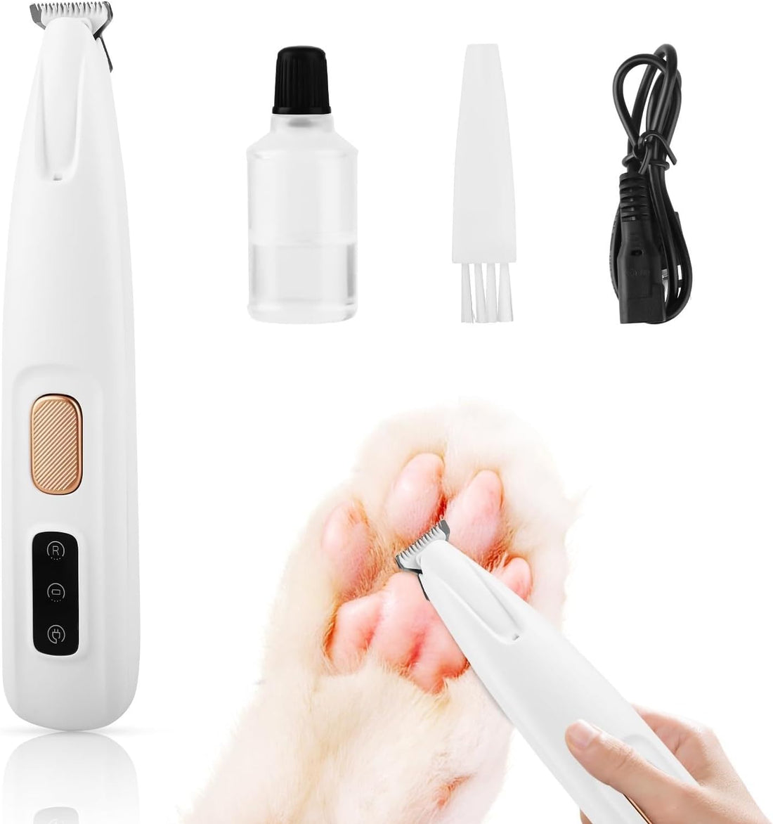 Upgraded Electric Dog Paw Trimmer, Paw Trimmers for Dog's Feet