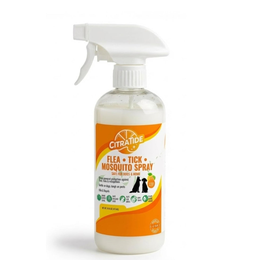 Natural Flea, Tick & Mosquito Spray for Dogs