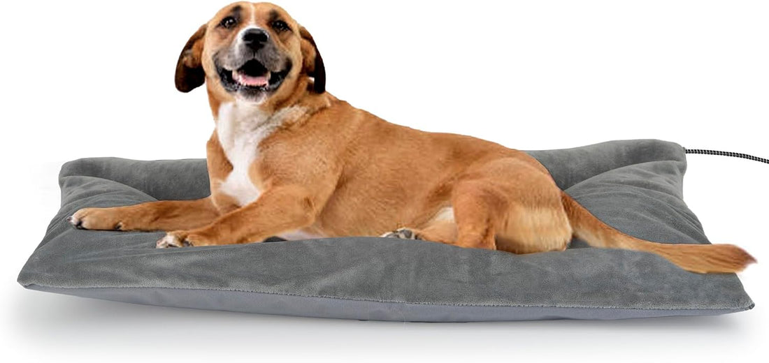 Outdoor Cat Heating Pad, 15.7" x 11.8", 30W, Grey