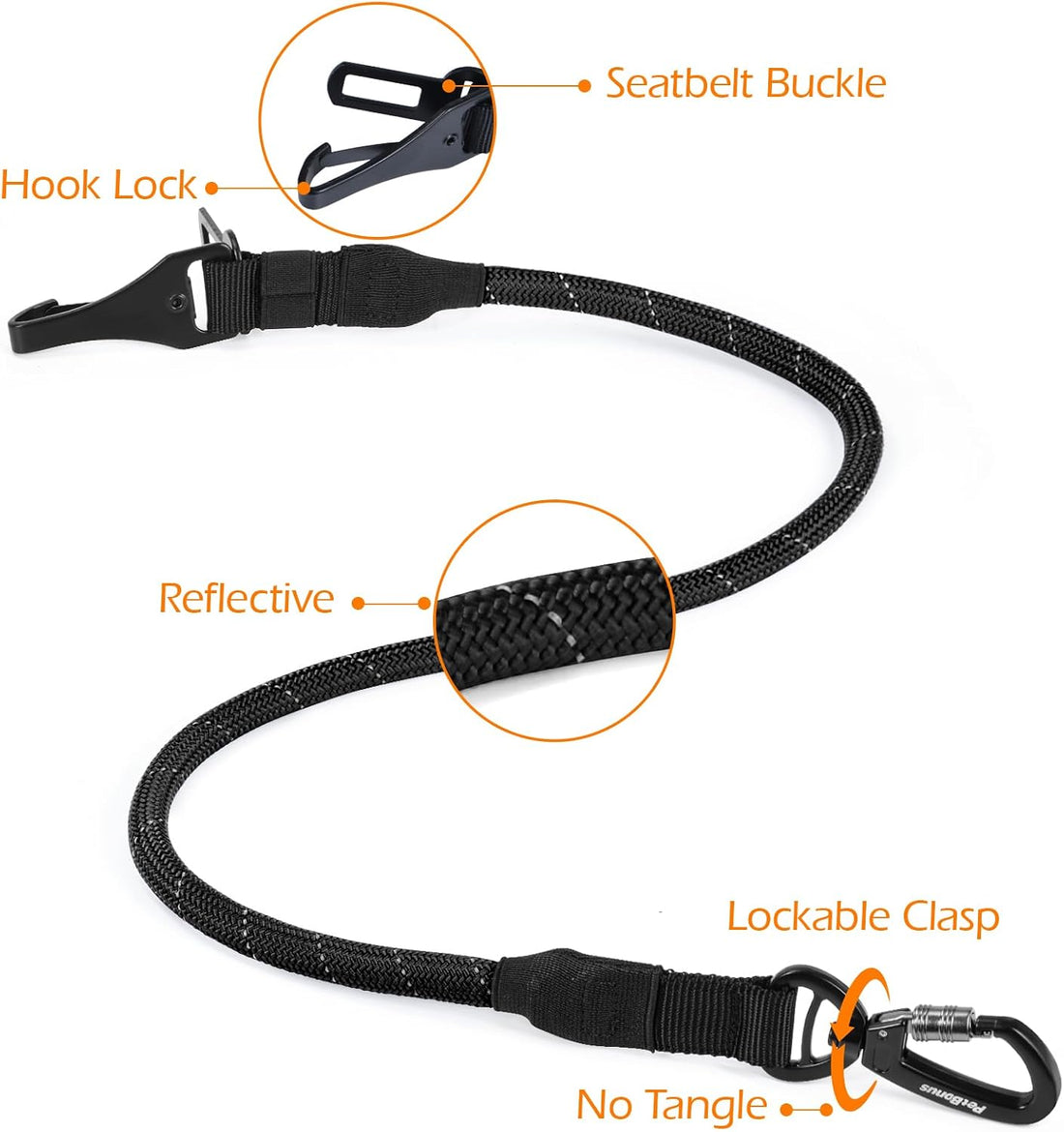 PetBonus Dog Seat Belt for Car