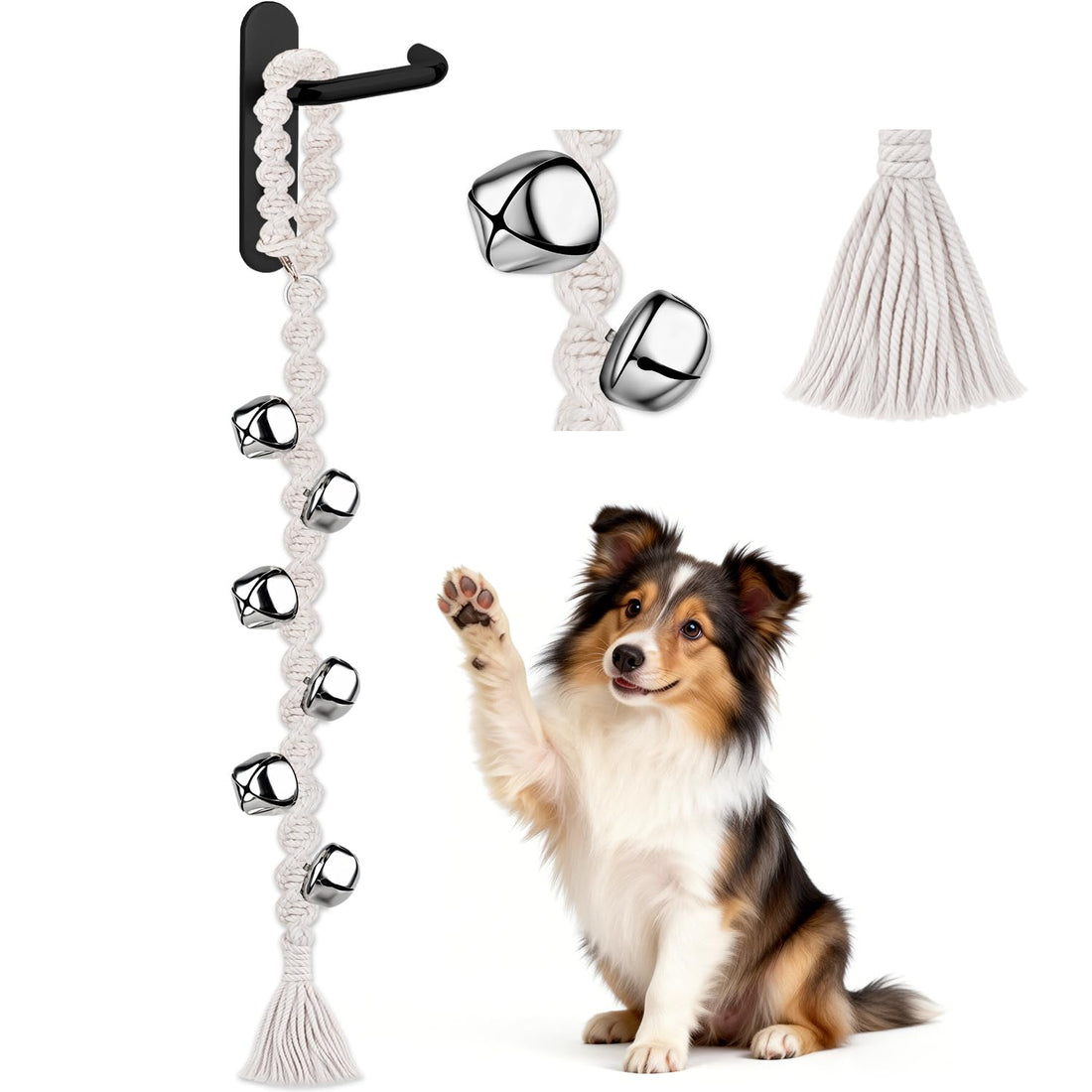 COOYOO Dog Bells to Go Outside