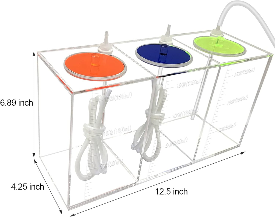 dosing Container dosing Pump Reservoir with dosing Pump tubing Hose