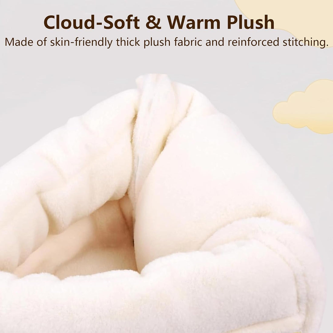 Small Winter Warm Plush Bird Nest Bed for Cage