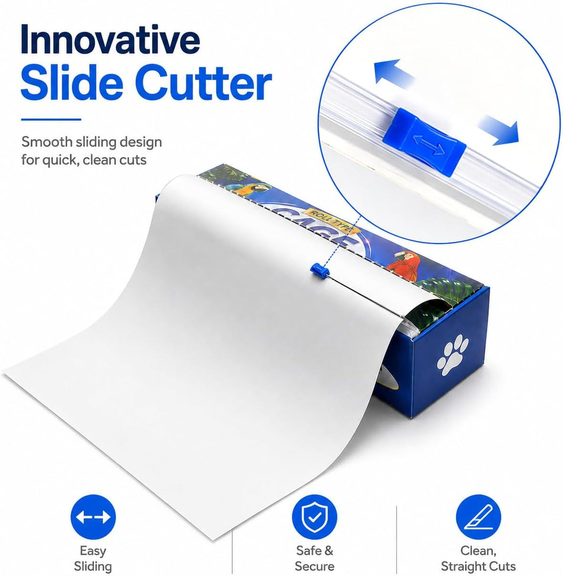 Disposable Bird Cage Liners with Slide Cutter