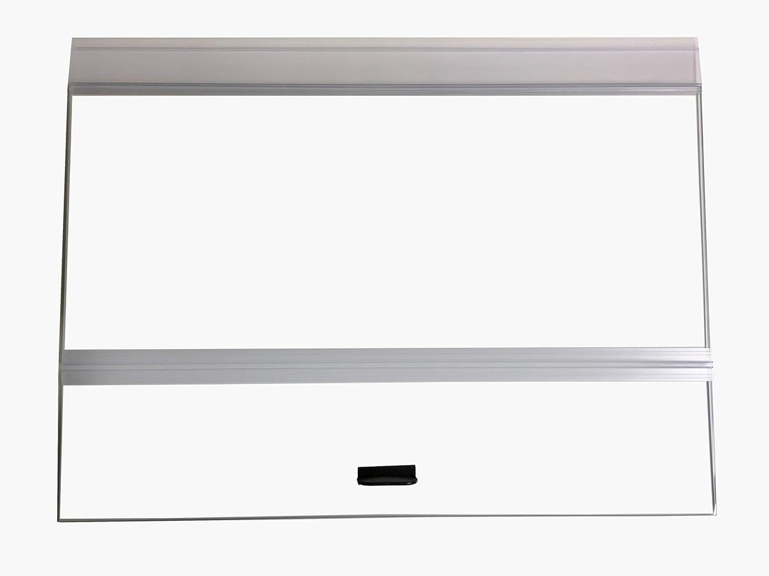 H2Pro 48x18 Glass Canopy 2 Piece Set for 75/90/110 Gallon Aquarium