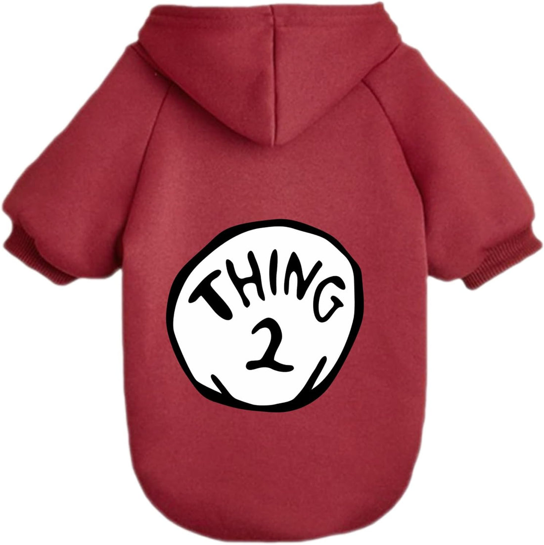 Dog Hoodie Pet Clothes for Small Dogs Thing 1 Printed Hoodies Medium