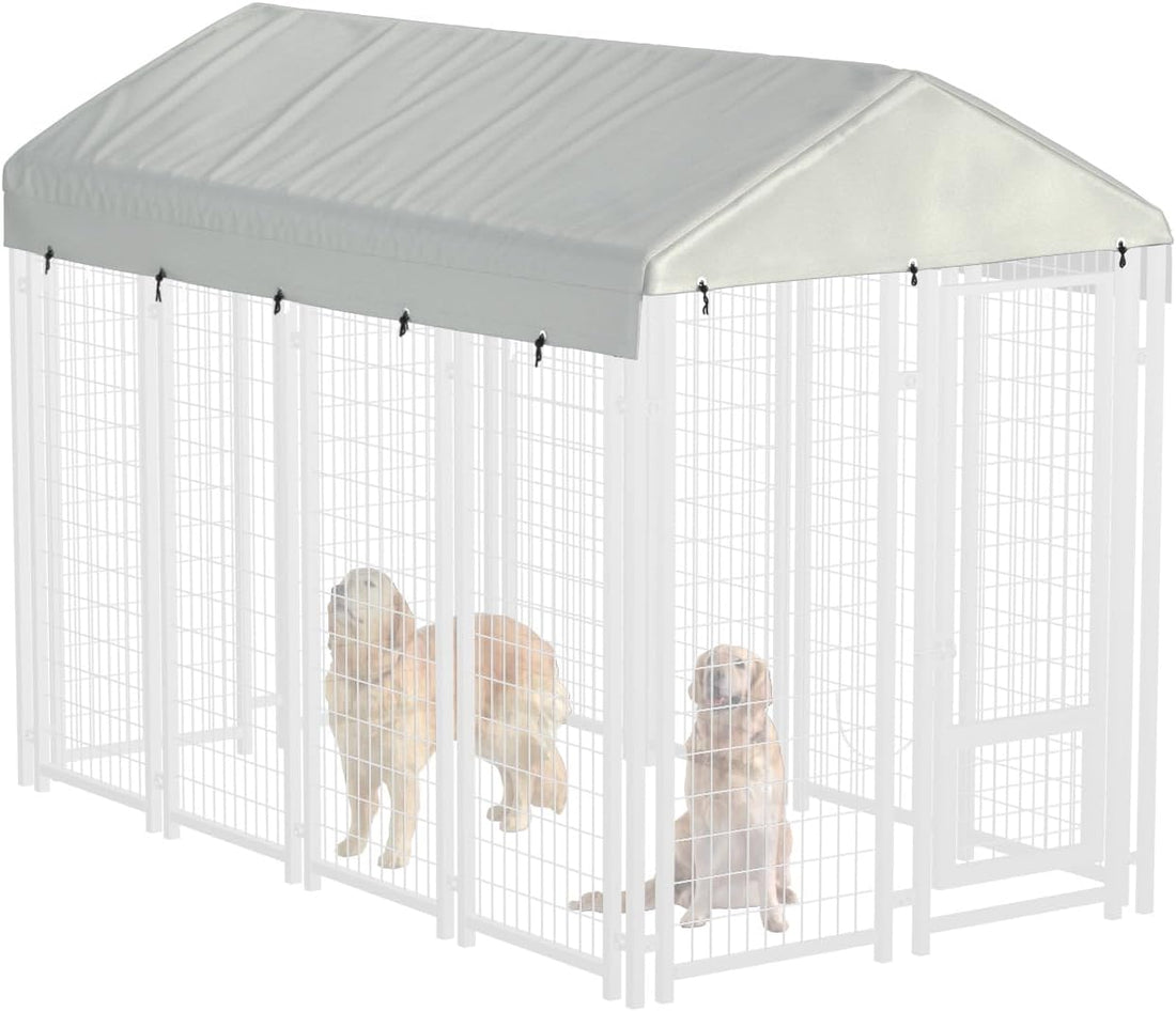 Outdoor Dog Kennel Cover 10' x 10' Replaceable Top Cover