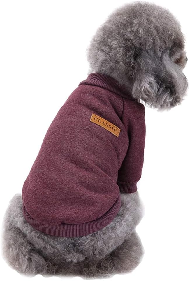 Dog Sweaters for Small Dogs, Soft Fleece Puppy Clothes