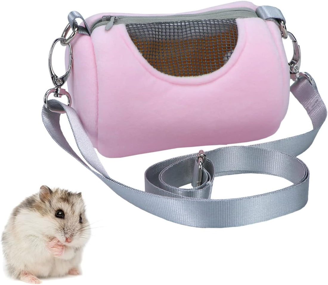 Litewoo Hamster Travel Carrier Portable Bag with Adjustable Strap