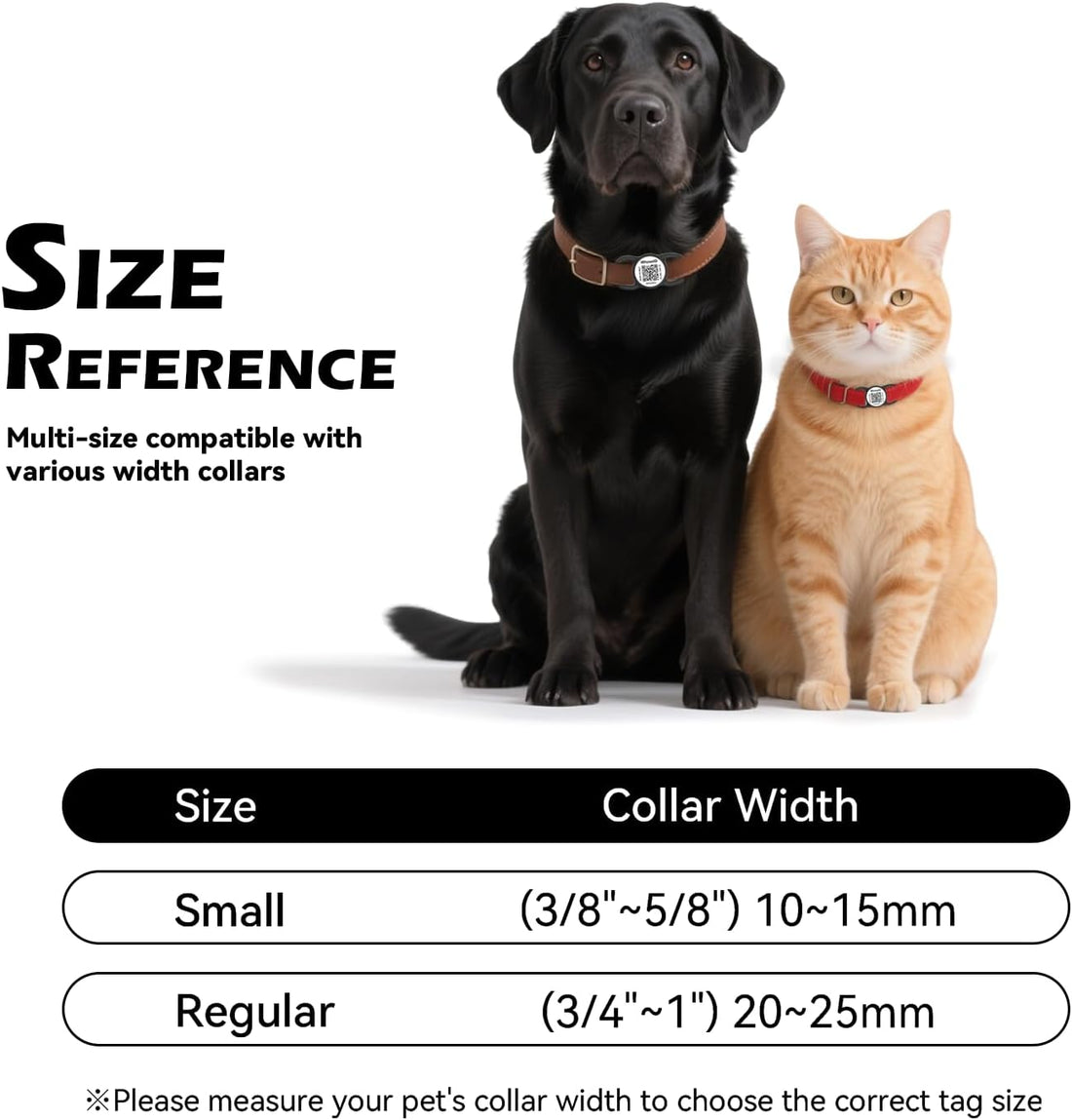 WhoseID QR Code Dog Tag with NFC, Personalized Pet ID Tag