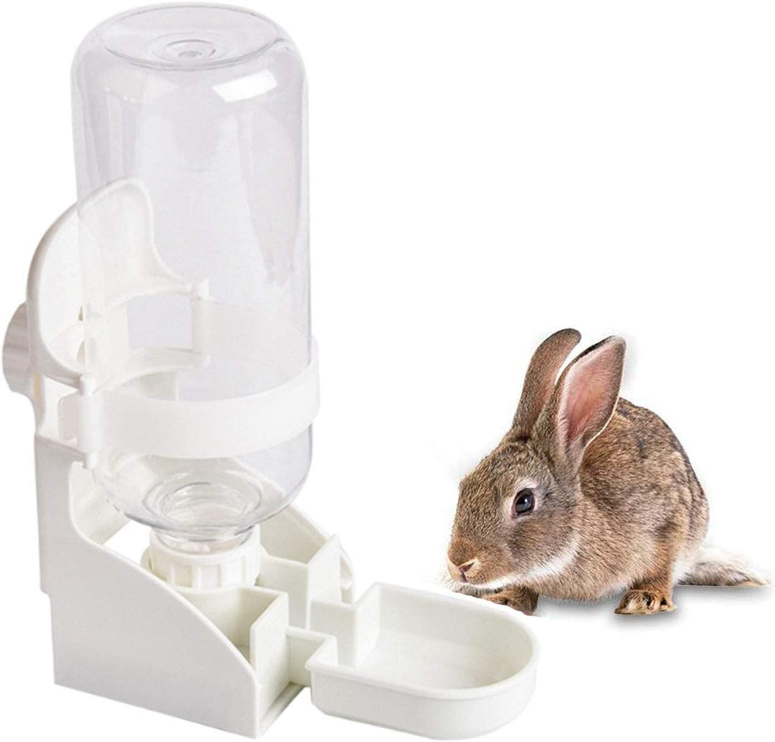 kathson Rabbit Water Bottle, 17oz Hanging Water Fountain Automatic