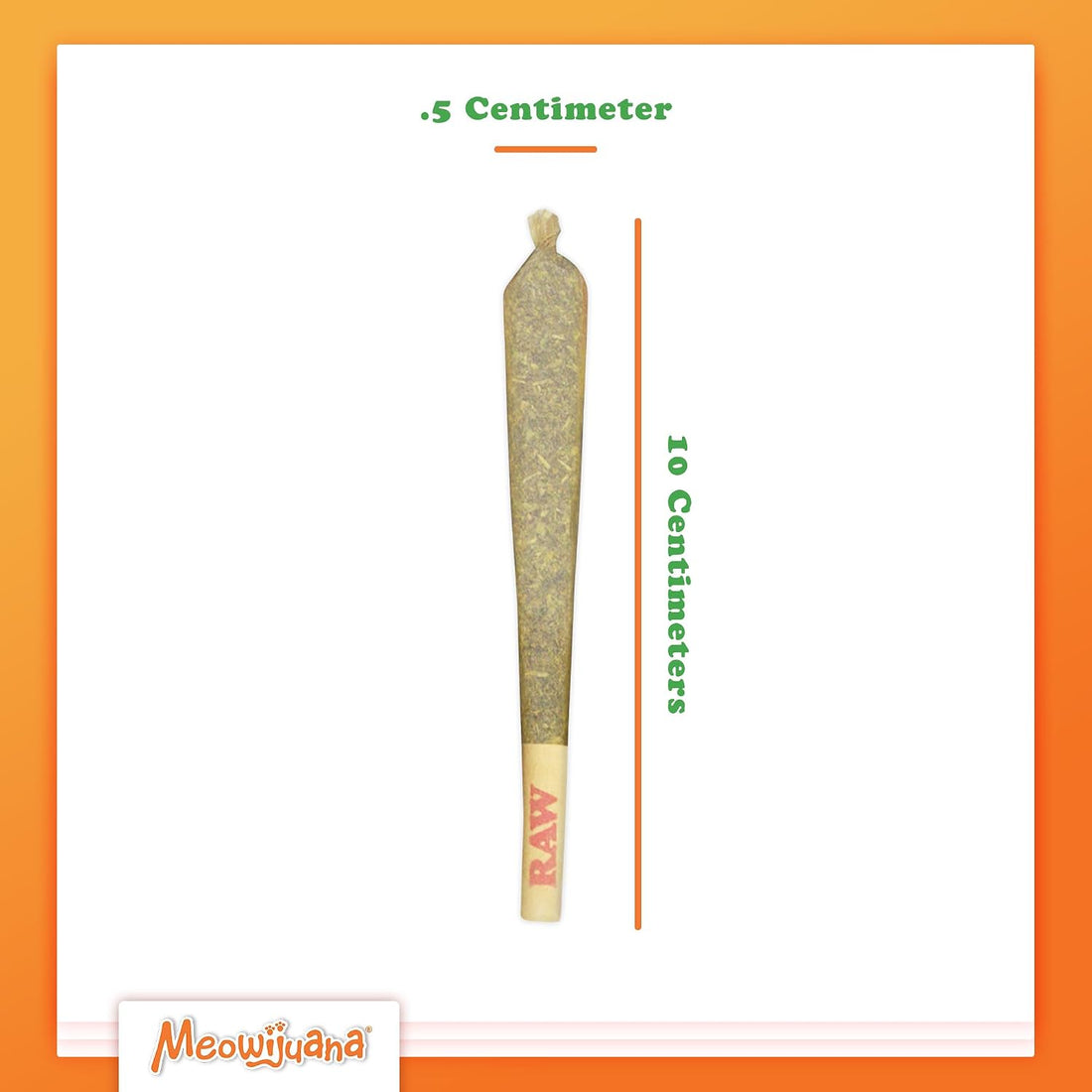 Meowijuana Catnip Rollies for Cats, King-Size 6-Pack | High Potency