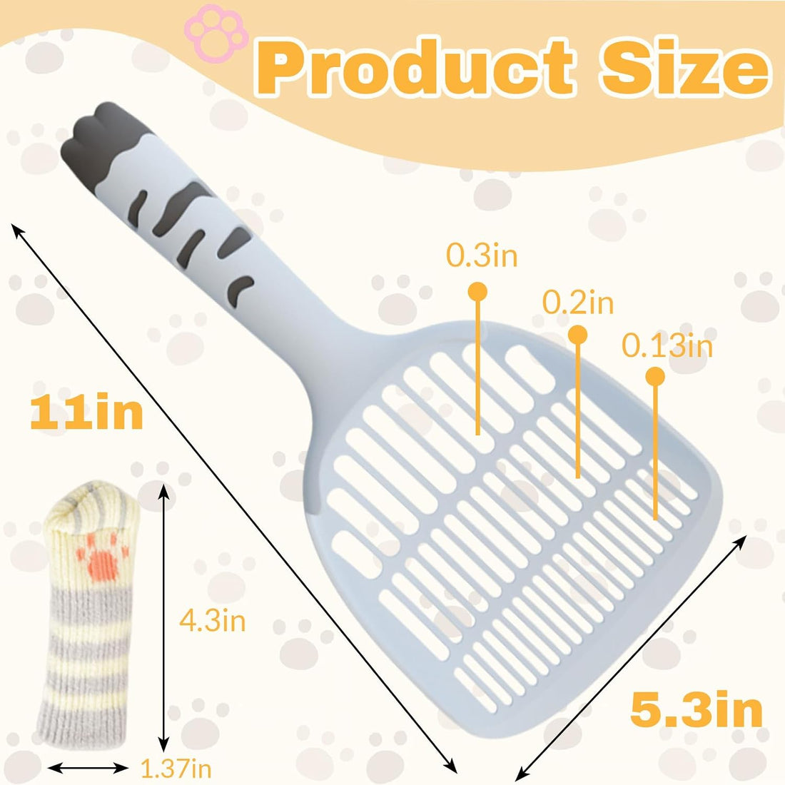 Cat Litter Scoop, Kitty Litter Scoop, Cat and Dog Poop Collector