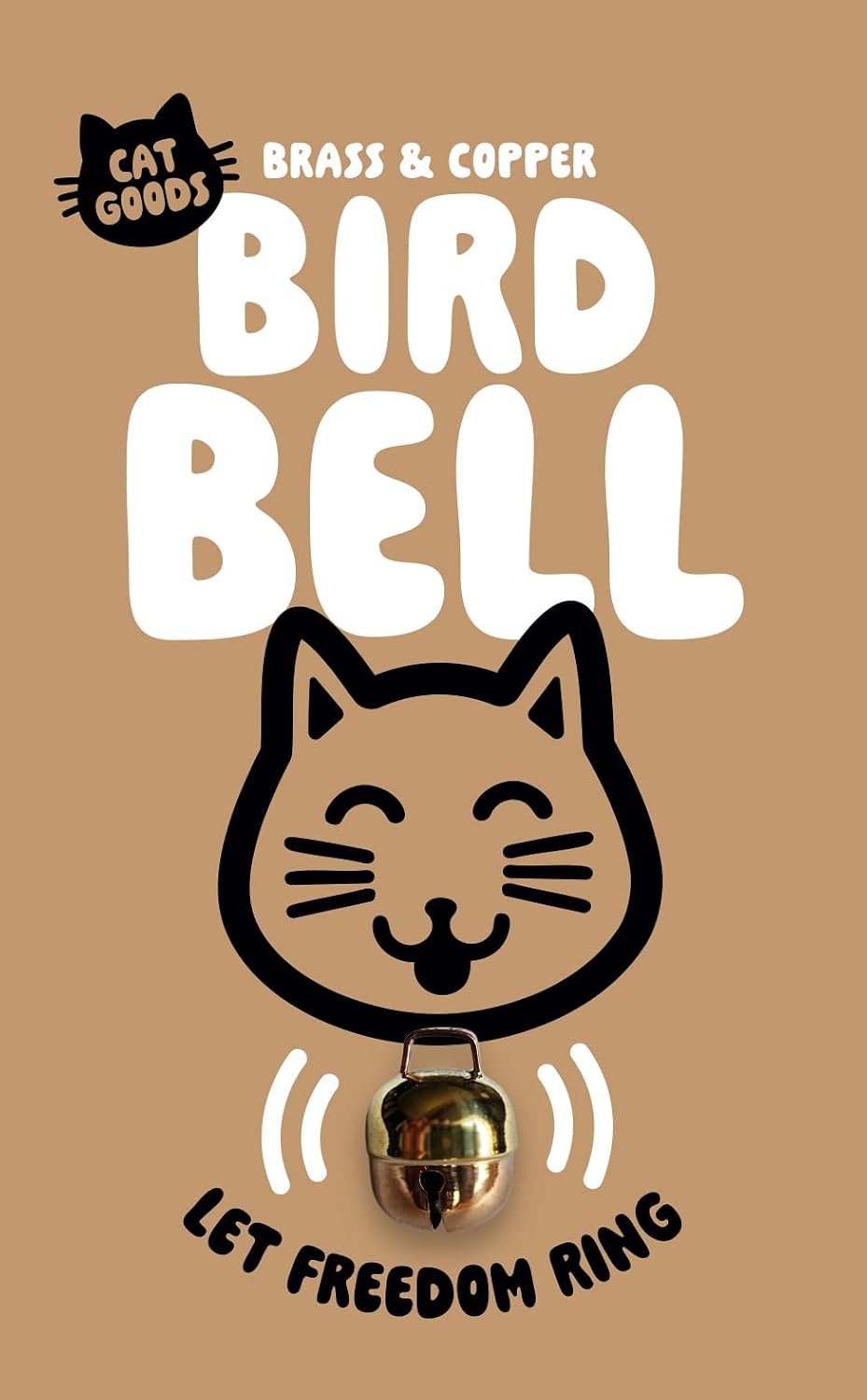 Premium Cat Bell – Loud, Anti-Hunting, Bird Saving (Brass, Copper)