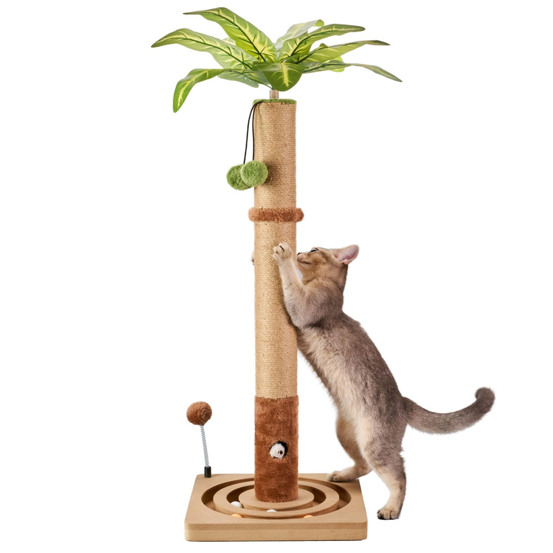 MECOOL 35in Tall Cat Scratching Post Sturdy and Premium Scratch Posts