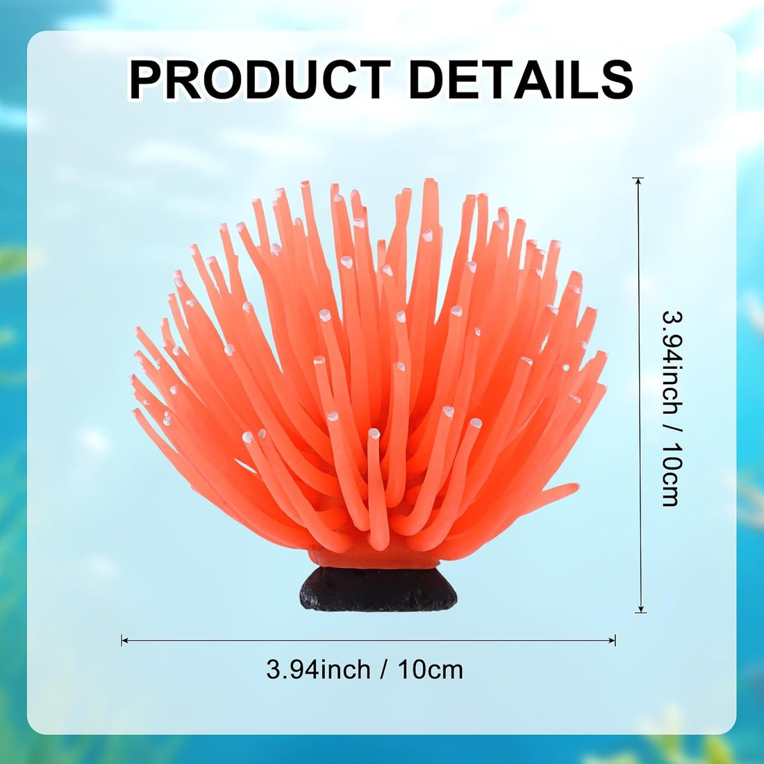 M METERXITY 1-Pack Artificial Sea Anemone Decor
