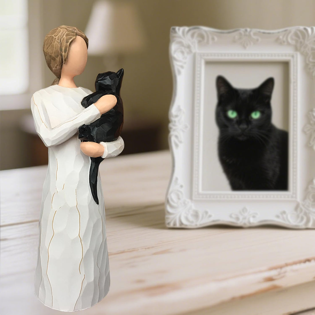 FRUMOASA Cat Memorial Gifts, 6 Inch Loss of Cat Sympathy Gifts