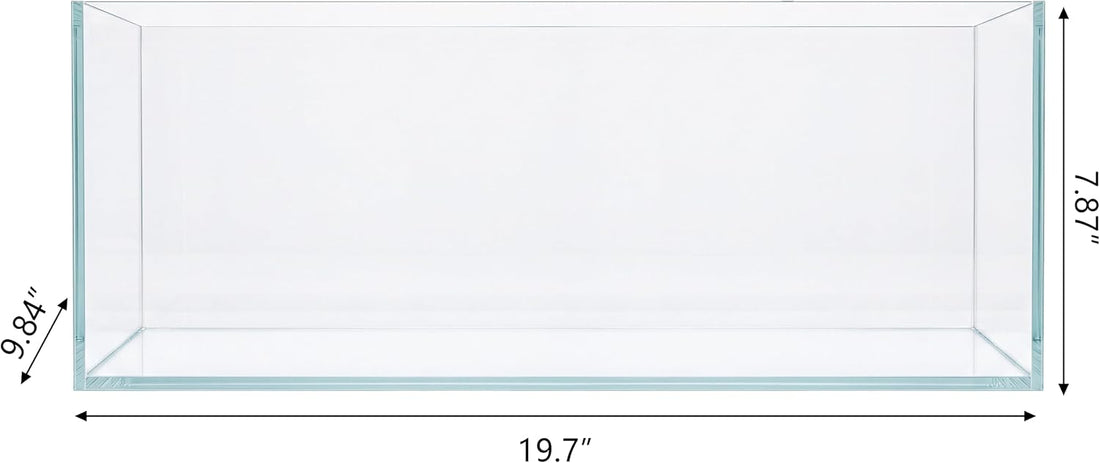 6.6 Gallon Rimless Low‑Profile Aquarium