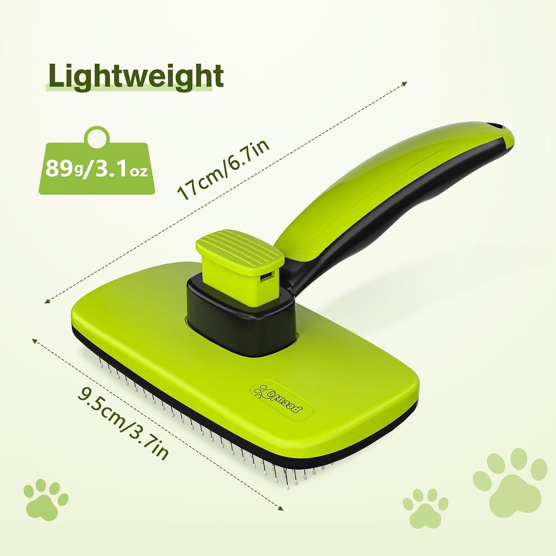 Pecute Self-Cleaning Slicker Brush for Dogs, Cats
