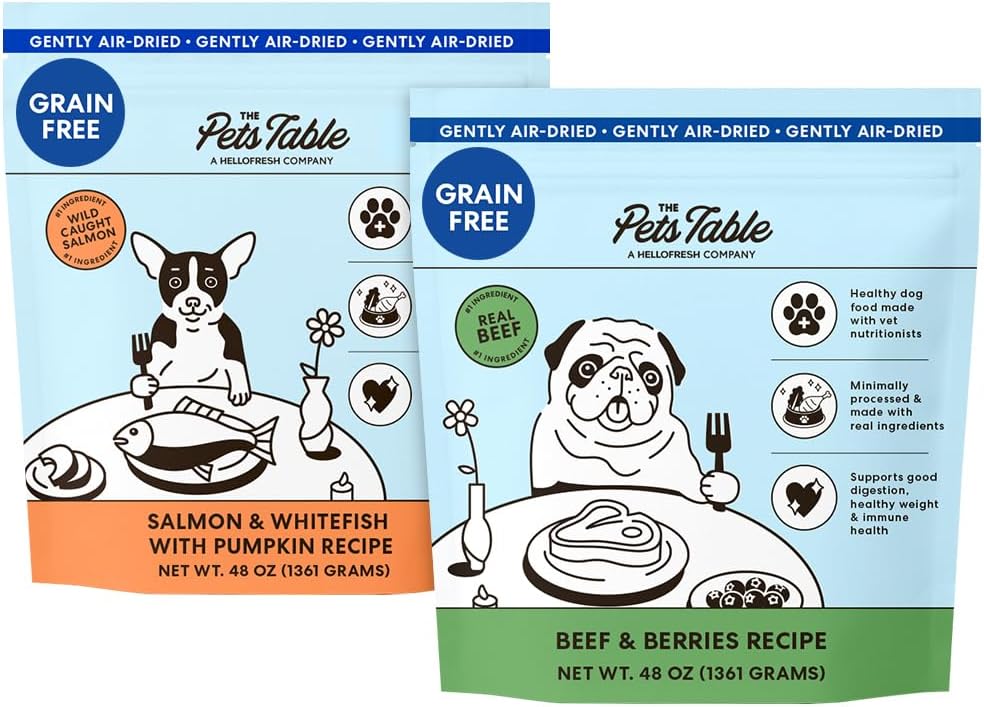 The Pets Table Grain Free Air Dried Dog Food 2 Pack