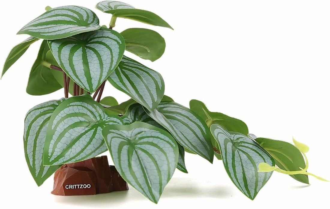 Reptile Fake Plants Terrarium Decor fit Snake Gecko Ball Python