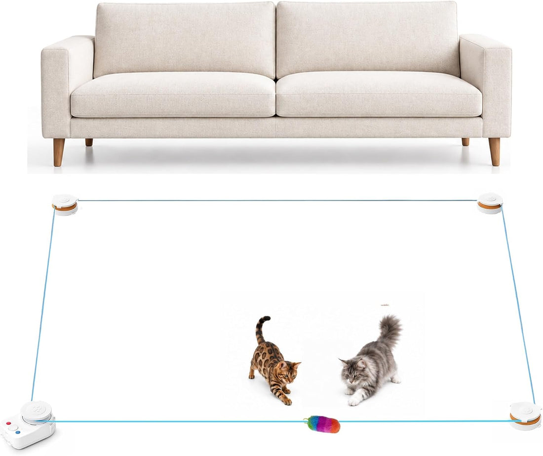 Interactive Cat Toy for Indoor Cat,Automatic Treadmill for Exercise