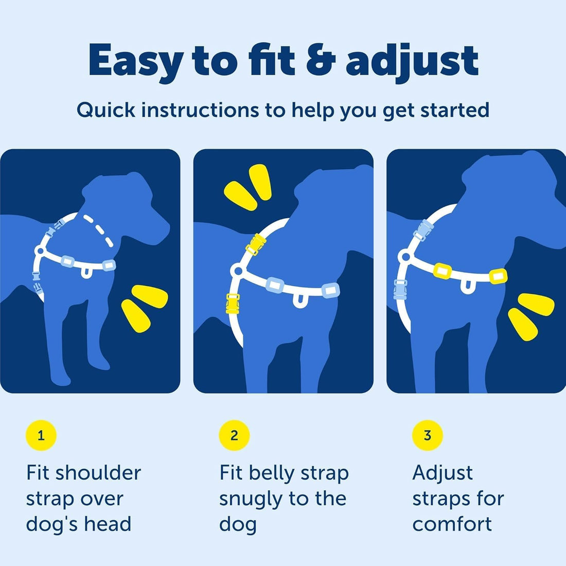 PetSafe Easy Walk Harness, No Pull Dog Harness, Raspberry