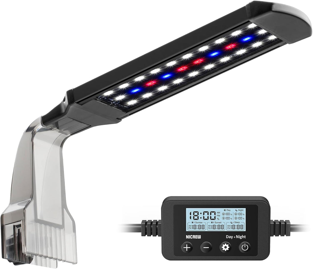 NICREW Clip-on Marine Aquarium Light for Coral Reef Tank