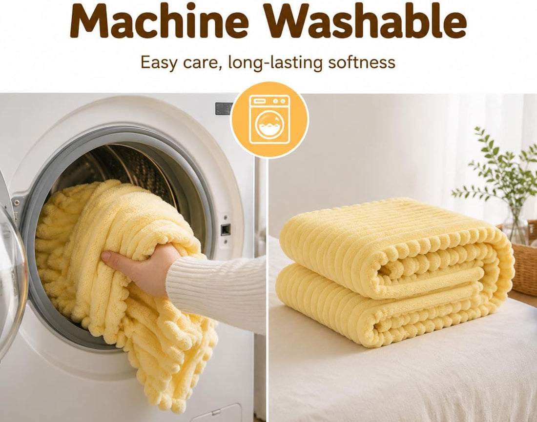 Emotional Support Blanket Yellow for Dogs Security Blanket
