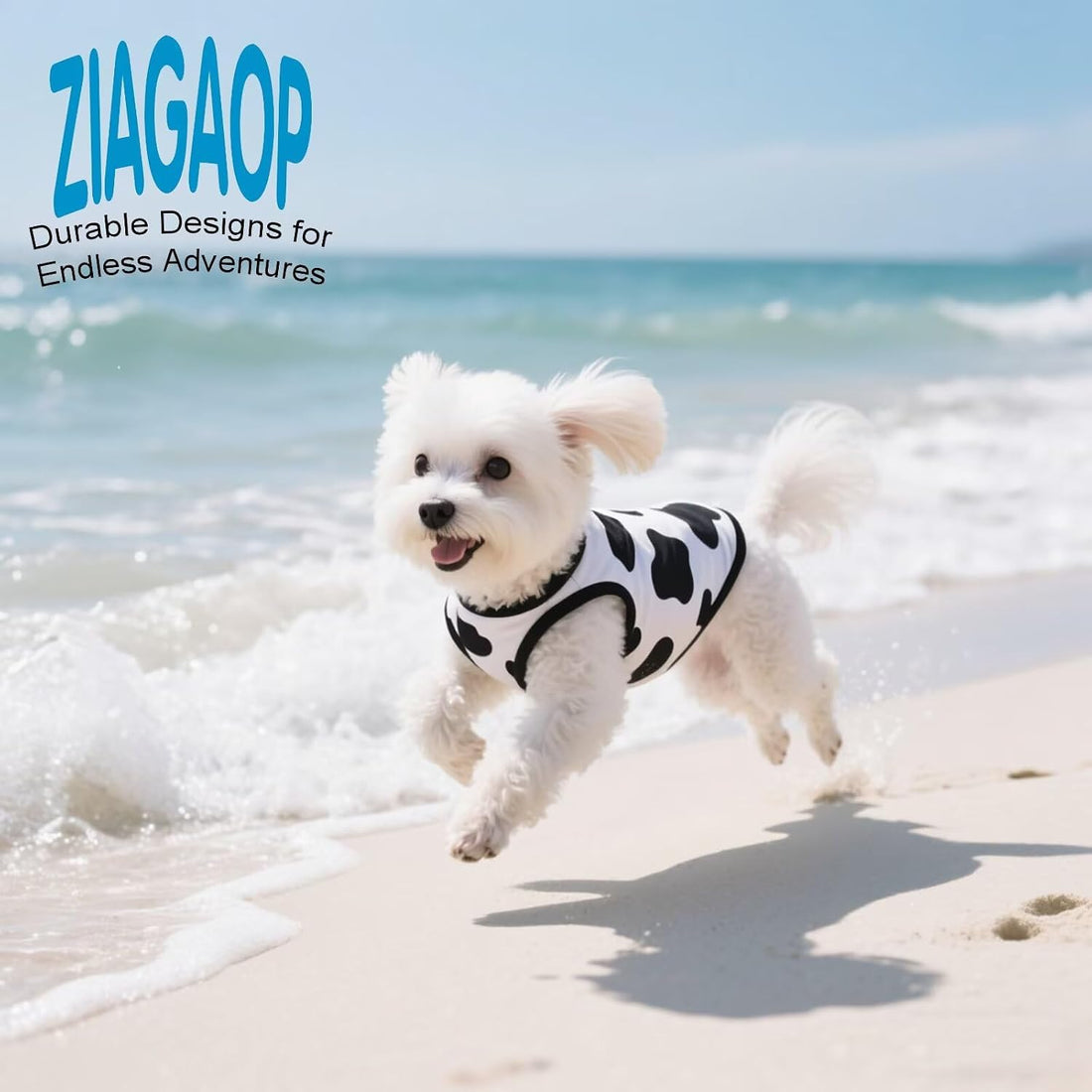 Adorable Cow Print Dog Shirts – Lightweight